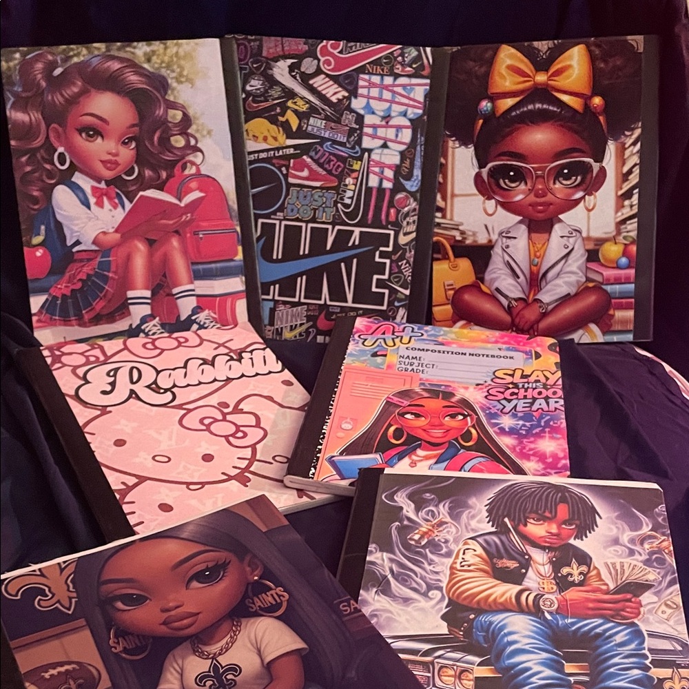Stylish Urban Art Notebook Set